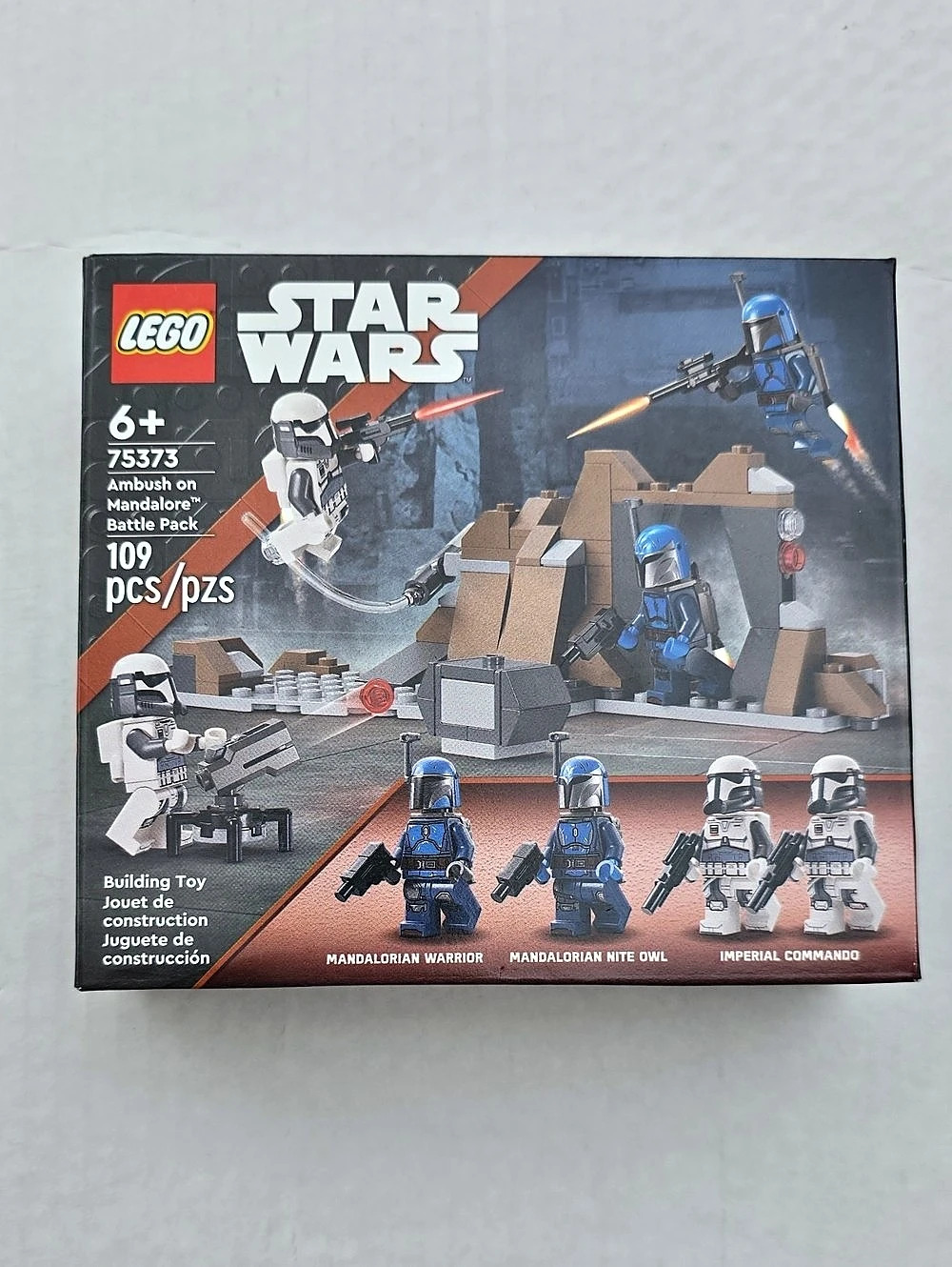 LEGO Ambush on Mandalore Battle Pack Star Wars Set 75373 Box